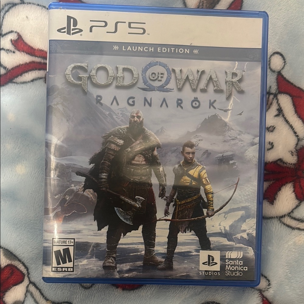 God of War Ragnarök PS5 Game - Blue Case
